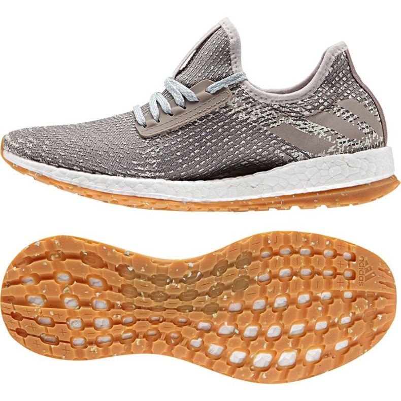 Chaussures running adidas PureBoost X Atr W gris