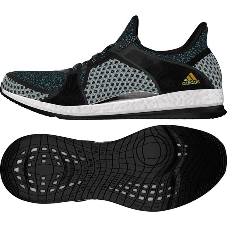Chaussure d'entraînement Adidas Pure Boost X le noir