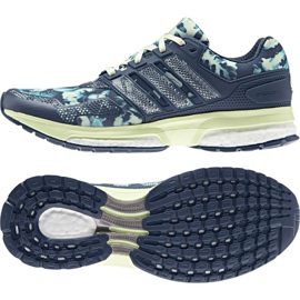 Chaussures running adidas Response 2 Graphic W bleu