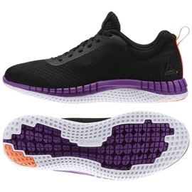 Reebok Print Run Prime W chaussures de course le noir violet