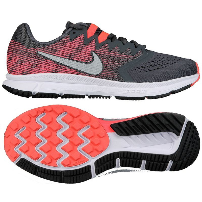 Nike Wmns Zoom Span 2 W chaussures de course gris rose