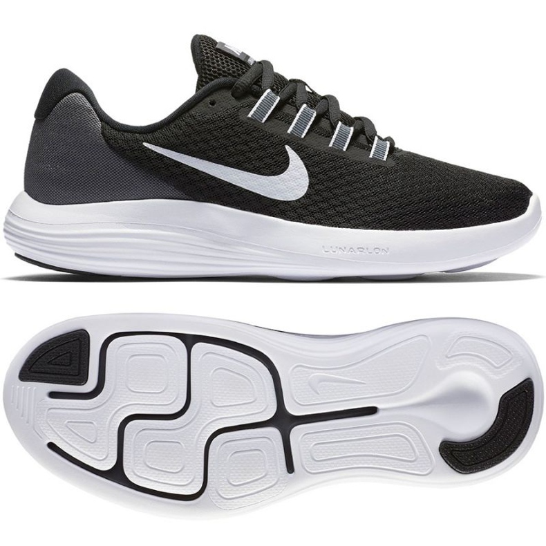 Chaussure de running Nike Lunarconverge W le noir