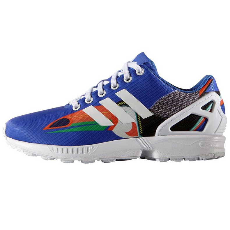 Chaussures Adidas Originals Zx Flux W S75697 bleu multicolore
