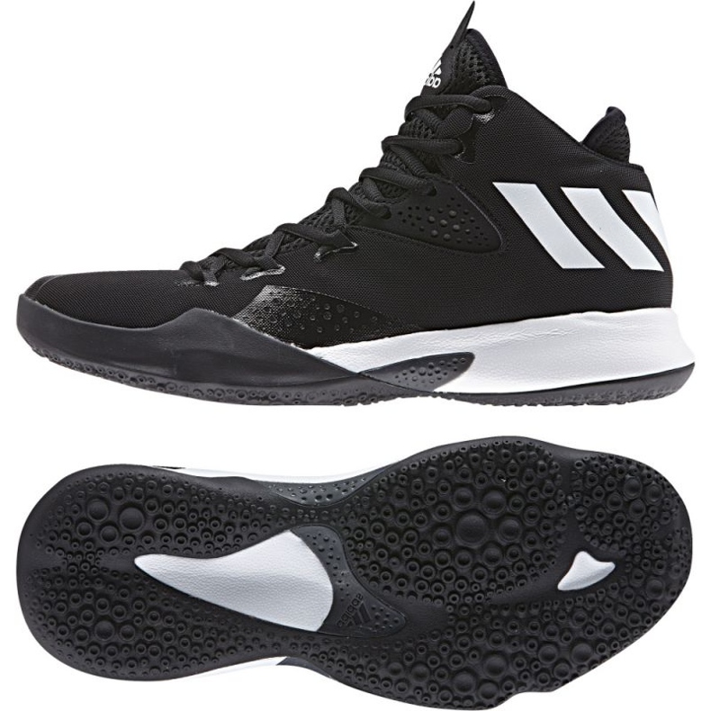 Chaussures de basket adidas Dual Threat 2017 M BY4182 le noir