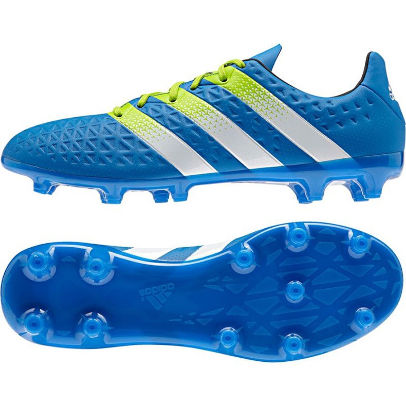 Les chaussures de football adidas Ace 16.3 FG / AG M bleu