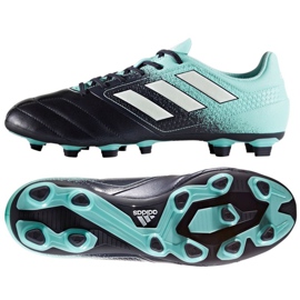 Les chaussures de football adidas Ace 17.4 FxG M le noir