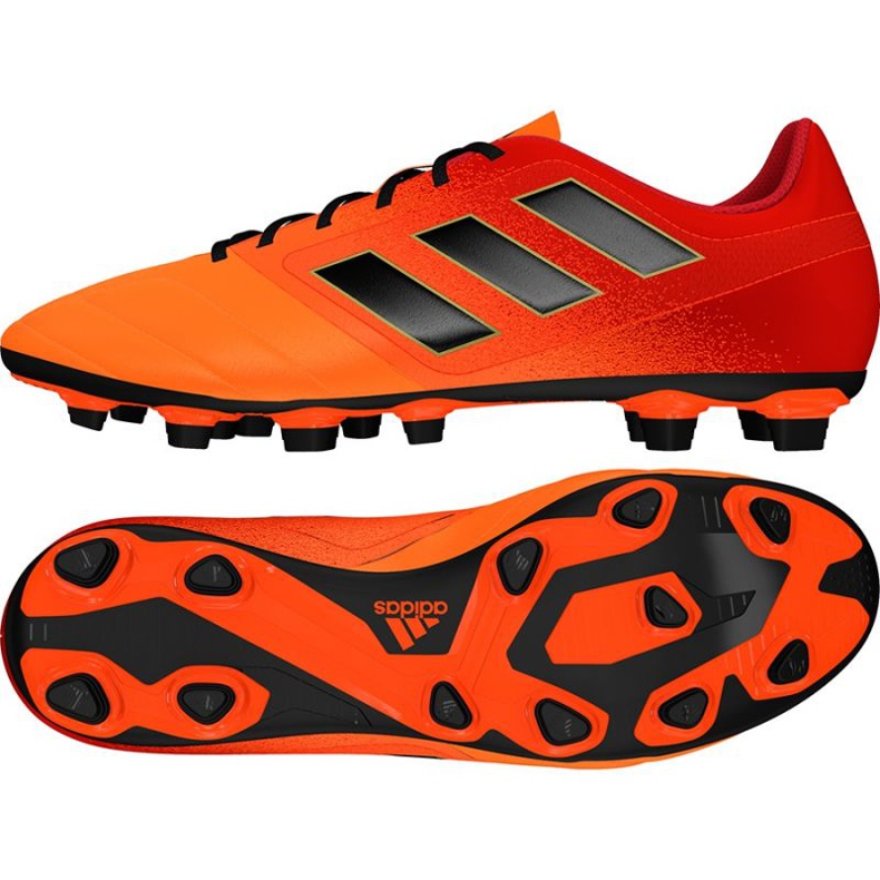 Adidas Ace 17.4 FxG M S77094 chaussures de football multicolore rouge