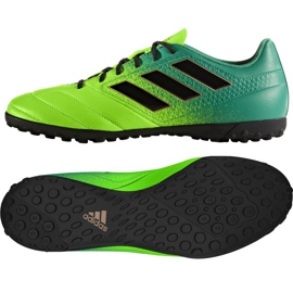 Les chaussures de football adidas Ace 17.4 Tf M vert