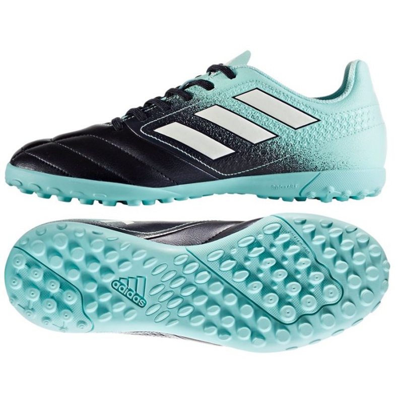 Chaussures de football Adidas Ace 17.4 Tf Jr S77121 multicolore bleu