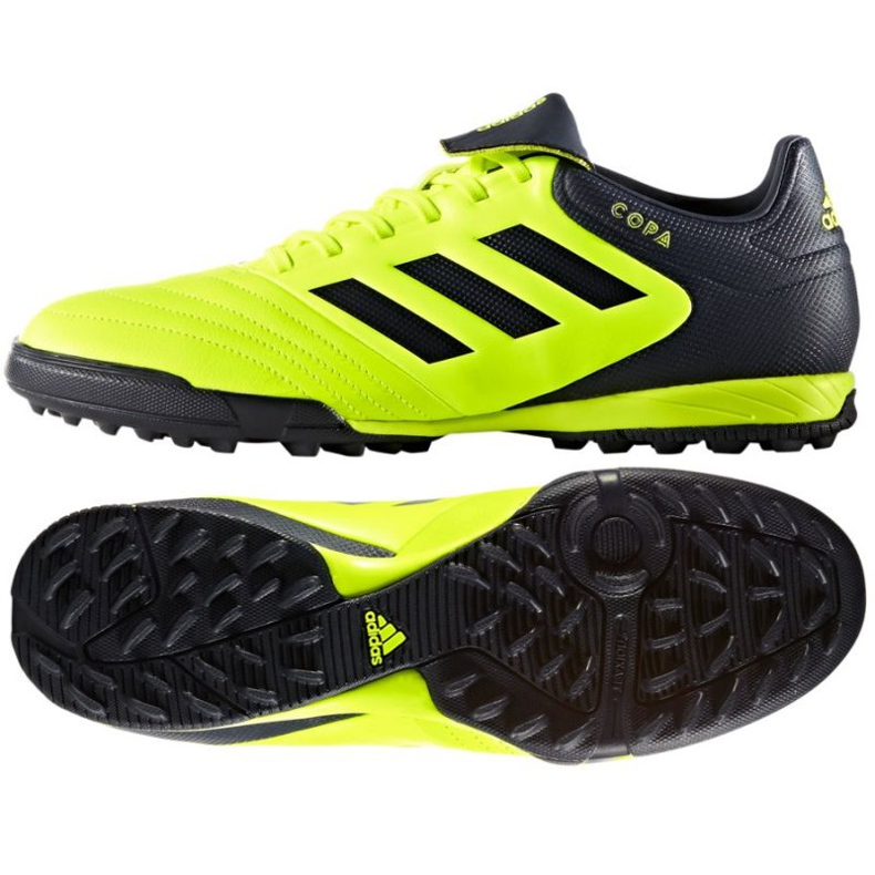 Chaussures de football Adidas Copa Tango 17.3 Tf M BB6099 vert le noir Chaussures de football Adidas Copa Tango 17.3 Tf M BB6099 vert le noir