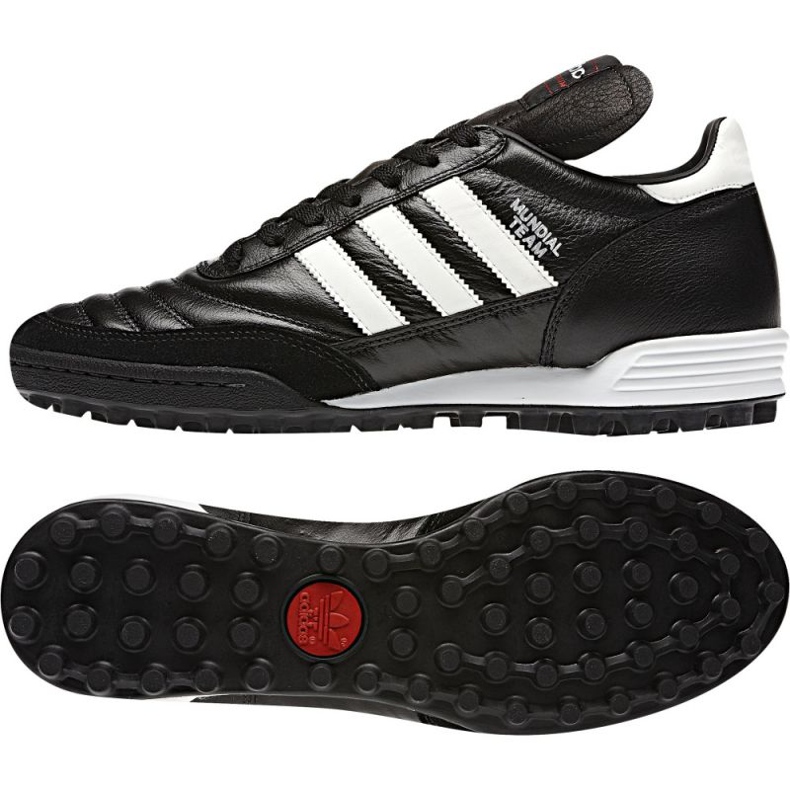 Les chaussures de football adidas Mundial Team Tf M. le noir