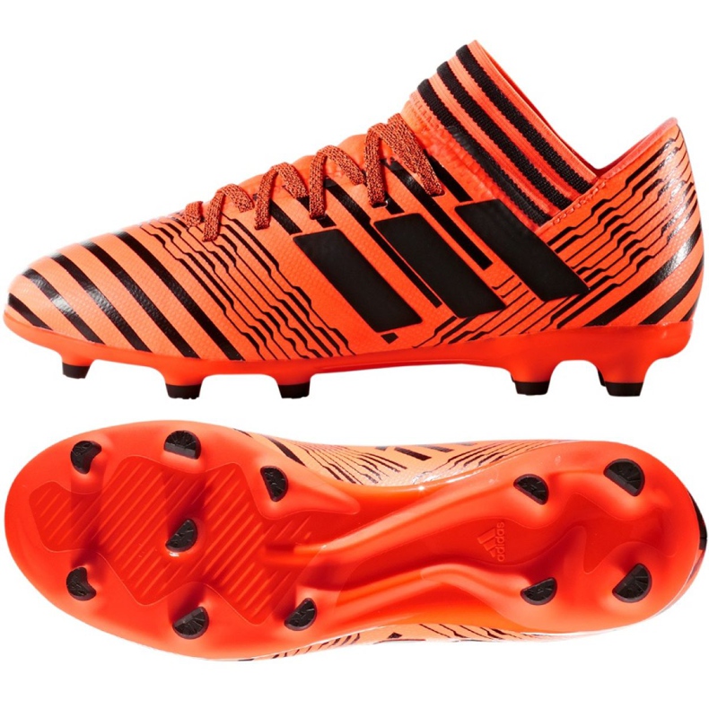 Chaussures de football Adidas Nemeziz 17.3 Fg Jr S82428 orange orange Chaussures de football Adidas Nemeziz 17.3 Fg Jr S82428 orange orange