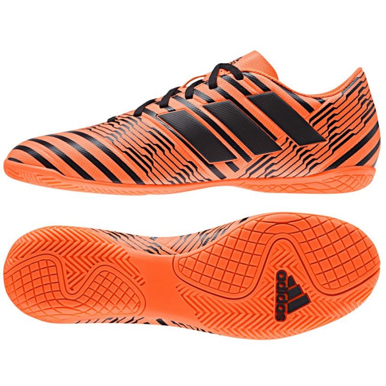 Chaussures d'intérieur adidas Nemeziz 17.4 In M orange Chaussures d'intérieur adidas Nemeziz 17.4 In M orange