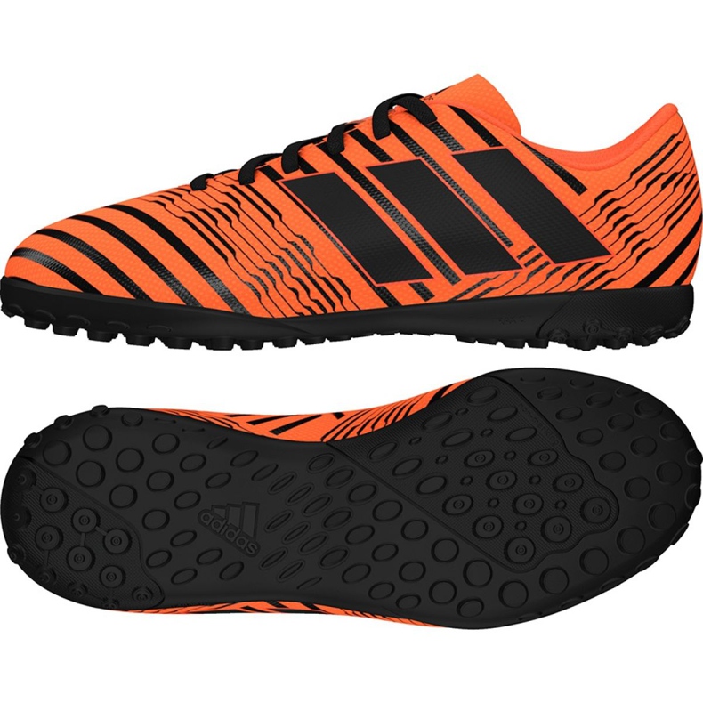 Chaussures de football Adidas Nemeziz 17.4 Tf Jr S82471 orange orange