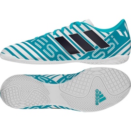 Chaussures d'intérieur adidas Nemeziz Messi 17.4 bleu