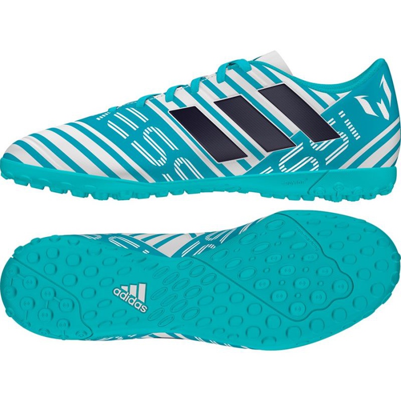 Adidas Nemeziz Messi 17.4 chaussures de football bleu Adidas Nemeziz Messi 17.4 chaussures de football bleu