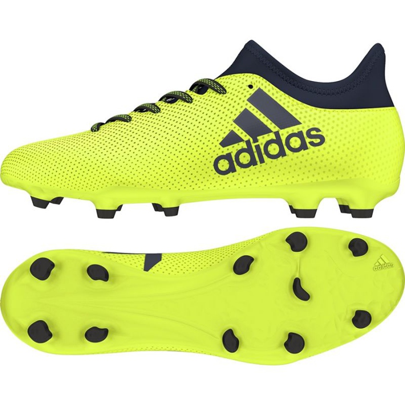 Adidas X 17.3 Fg M S82366 chaussures de football n.-é. à propos de n.-é. vol oui