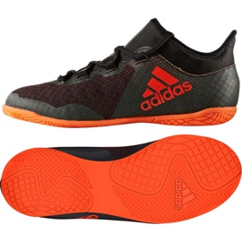 Chaussures de foot Adidas X Tango 17.3 In Jr CG3724 multicolore le noir
