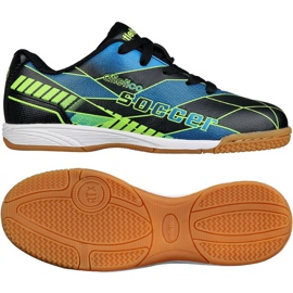 Chaussures d'intérieur Atletico In Jr 7336 S76637 le noir bleu vert le noir
