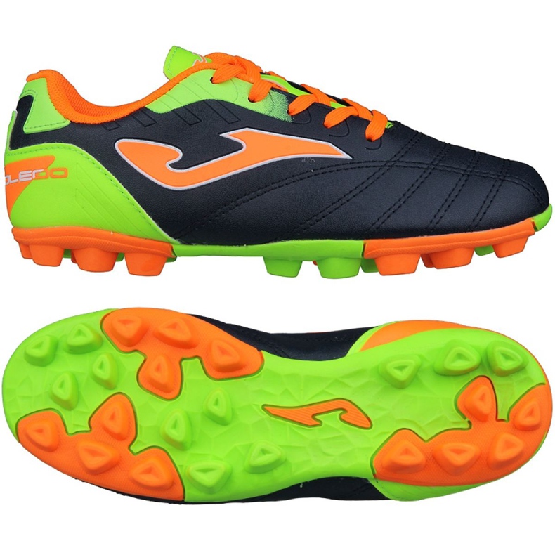Chaussures de football Joma Toledo Fg Jr TOLJS.703.22 le noir le noir