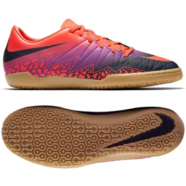 Chaussures d'intérieur Nike Hypervenom Phelon Ii Ic M 749898-845 multicolore orange