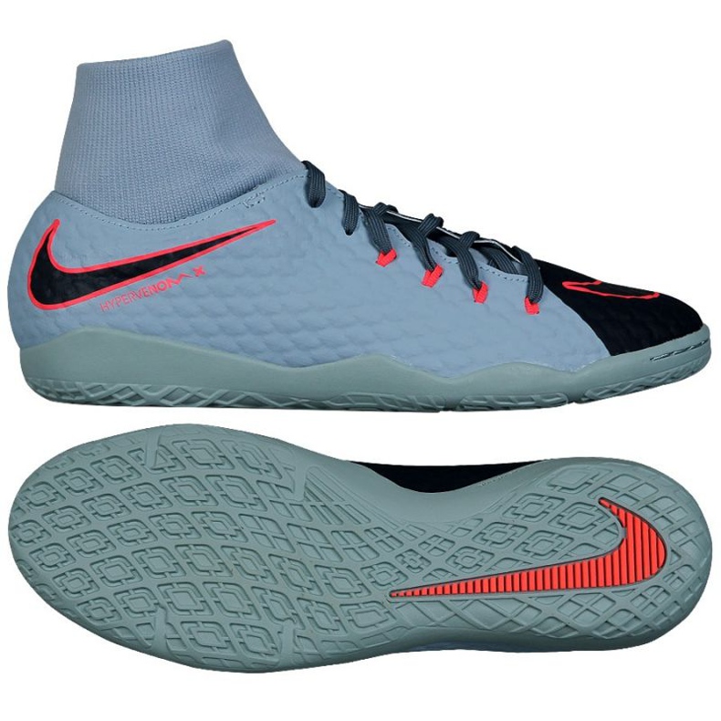 Chaussure d'intérieur Nike HypervenomX Phelon gris Chaussure d'intérieur Nike HypervenomX Phelon gris
