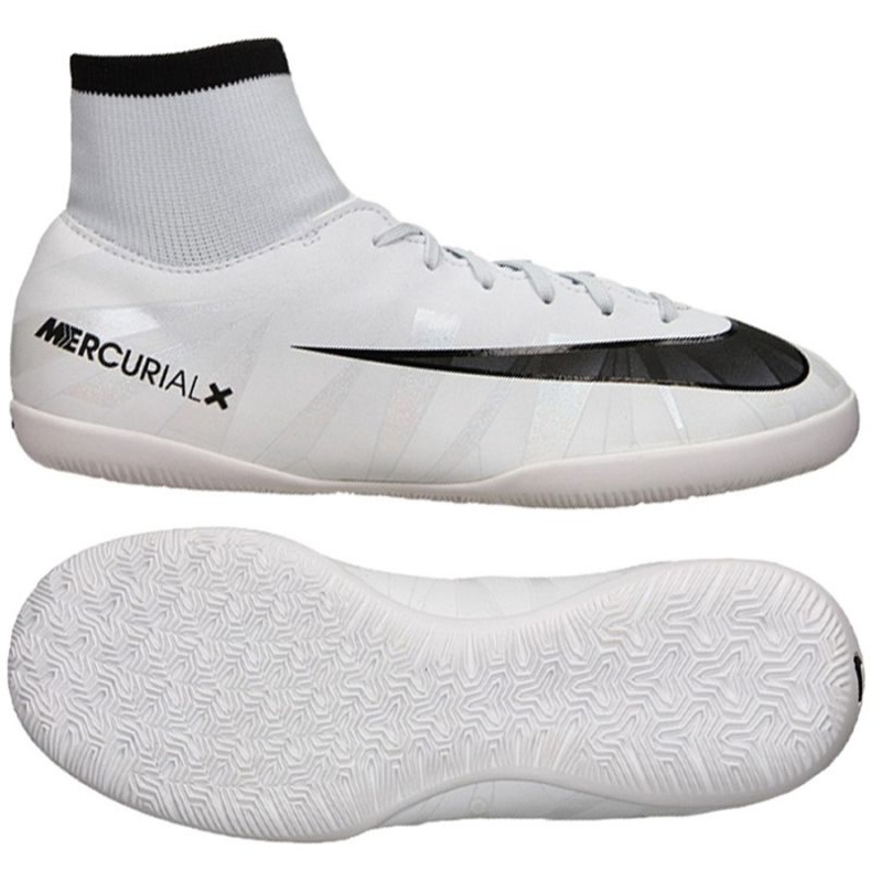 Chaussures d'intérieur Nike MercurialX Victory CR7 DF IC Jr 903598-401 blanche