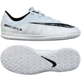 Chaussures d'intérieur Nike MercurialX Victory CR7 Ic Jr 852495-401 blanche