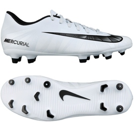 Nike Mercurial Vortex Iii CR7 Fg M 852535-401 chaussures de football multicolore blanche
