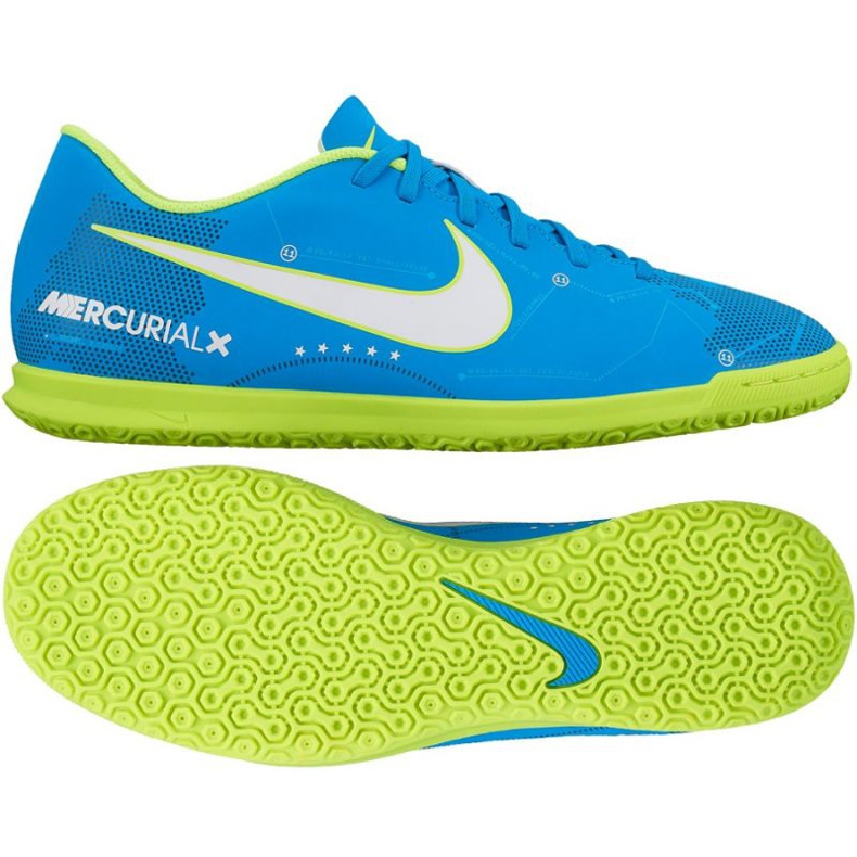 Chaussures d'intérieur Nike MercurialX Vortex III NJR IC M 921518-400 bleu