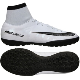Chaussures de football Nike MercurialX Victory Vi CR7 Df Tf M 903612-401 blanche blanche