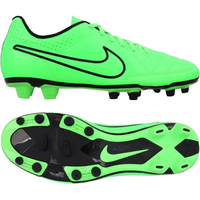 Chaussures de football Nike Tiempo Rio Fg M vert