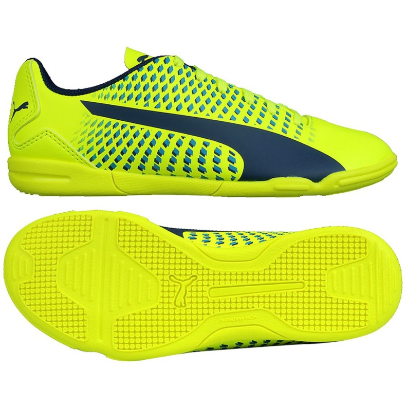 Chaussures d'intérieur Puma Adreno Iii In Jr 104050 09 jaune vert