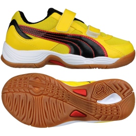 Chaussures d'intérieur Puma Vellum III V Jr 102662 04 jaune