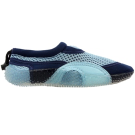 Aqua-Speed ​​​​Jr. chaussures de plage en néoprène bleu multicolore