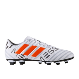 Adidas Nemeziz Messi 17.4 FxG M S77199 chaussures de football multicolore blanc