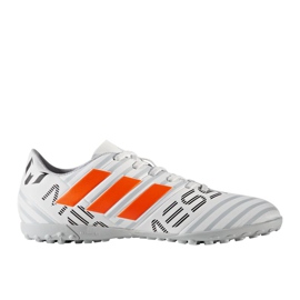 Adidas Nemeziz Messi 17.4 chaussures de football blanc