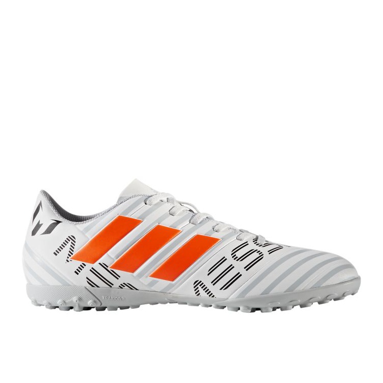 Adidas Nemeziz Messi 17.4 chaussures de football blanche