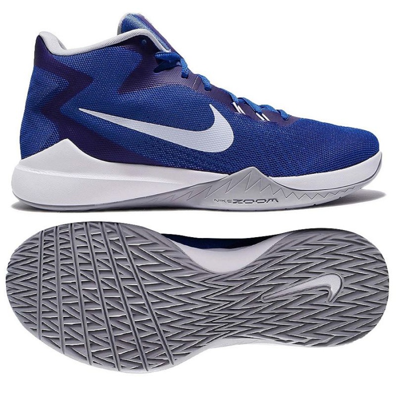 Chaussures de basket Nike Air Precision M bleu