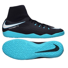 Chaussures d'intérieur Nike HypervenomX Phelon Iii Df Ic M 917768-414 bleu marin bleu marin