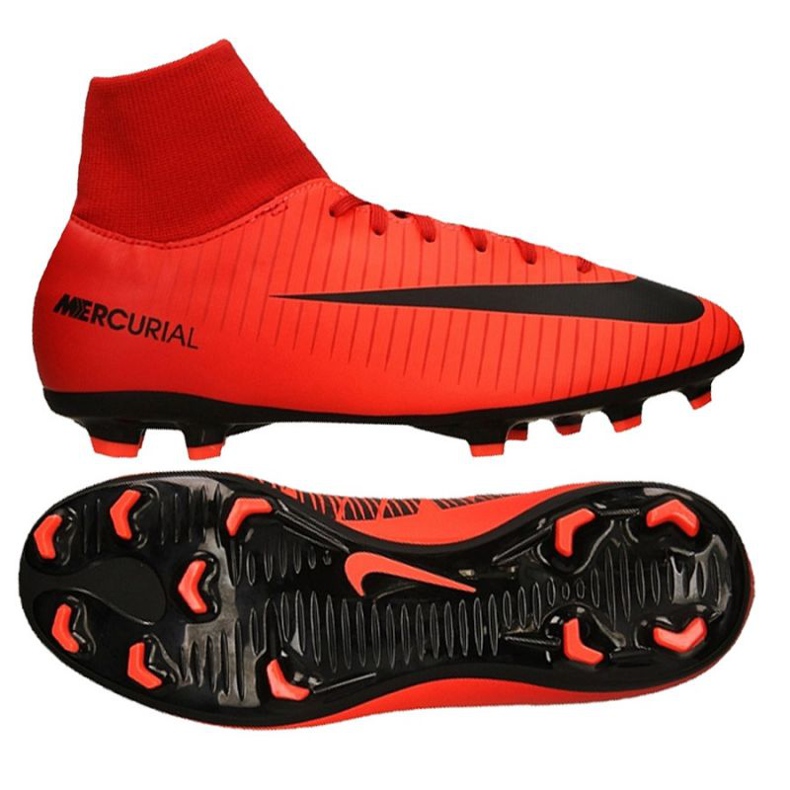 Chaussure de football Nike Mercurial Victory Vi rouge