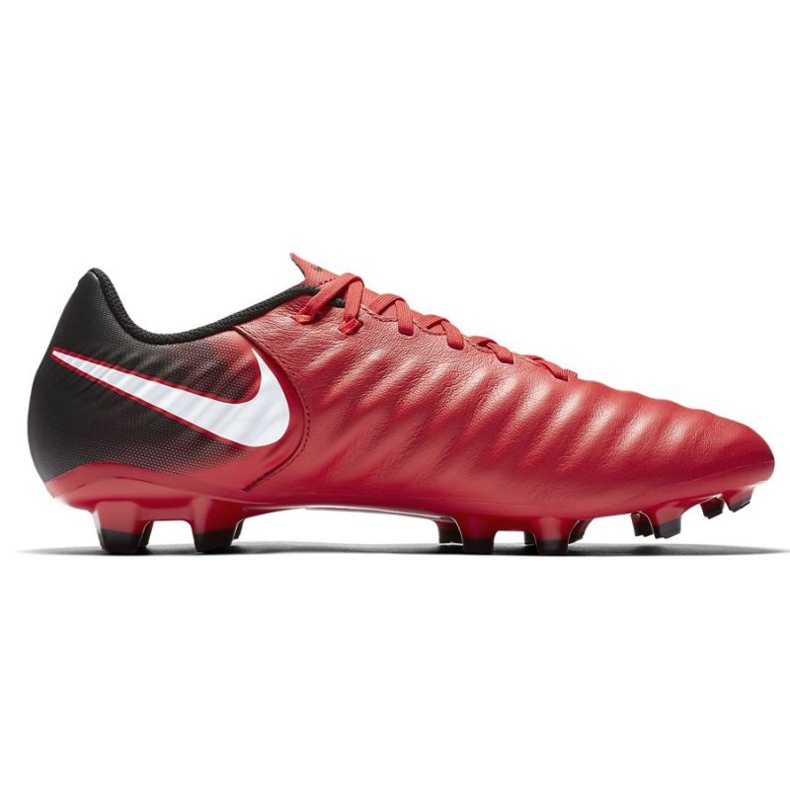 Chaussures de football Nike Tiempo Ligera Iv Fg M 897744-616 rouge