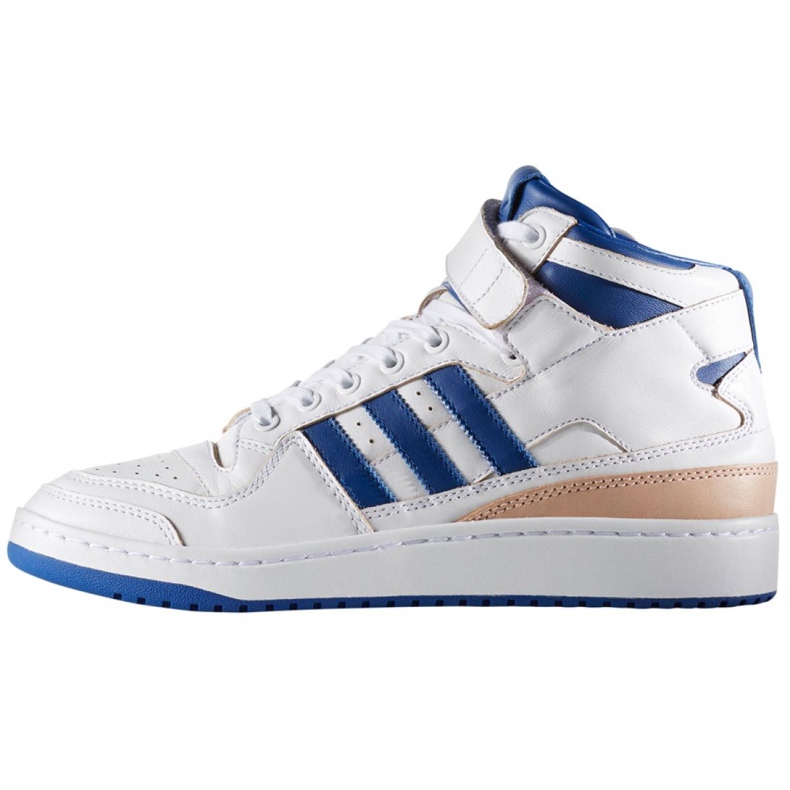 Chaussures Adidas Originals Forum Mid M BY4412 blanche bleu