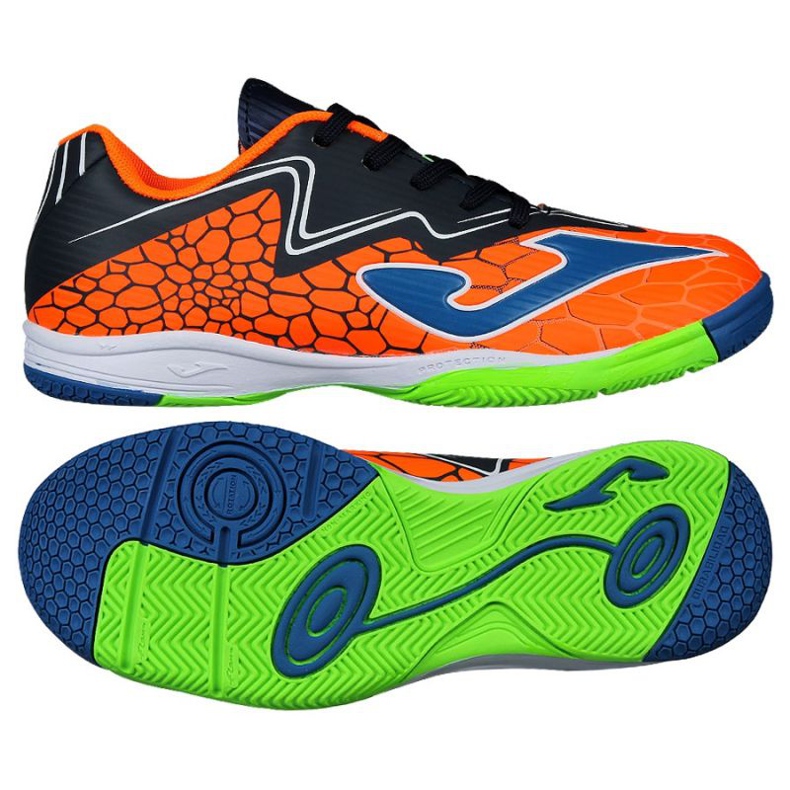 Chaussures d'intérieur Joma Super Copa In Jr SCJS.808.IN le noir bleu orange vert orange