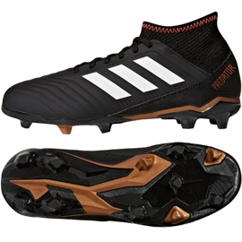 Adidas Predator 18.3 FG Jr CP9010 chaussures de football noir