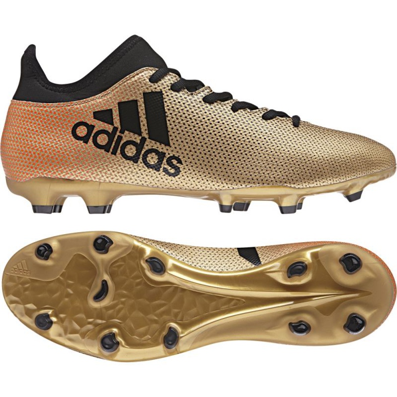 Adidas X 17.3 Fg M CP9190 chaussures de football multicolore multicolore