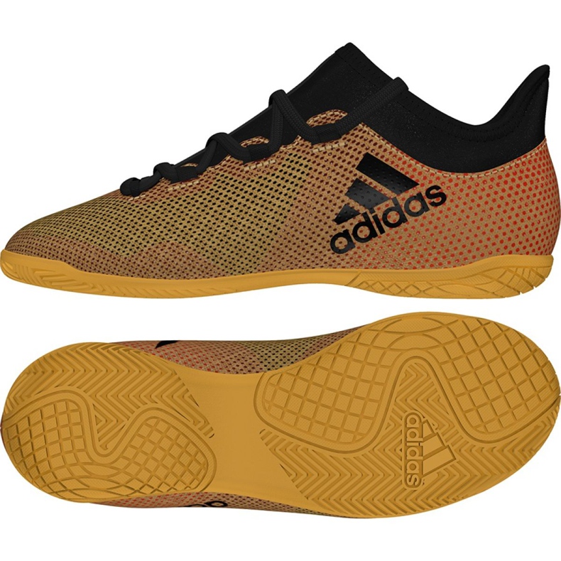 Chaussures d'intérieur adidas X Tango 17.3 In Jr CP9033 le noir d'or