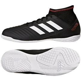 Chaussures d'intérieur adidas Predator Tango 18.3 In Jr CP9076 le noir