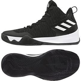 Chaussures de basket adidas Explosive Flash le noir
