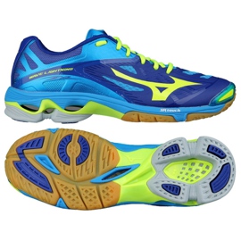Mizuno Wave Lightening Z2 M V1GA160043 chaussures de volley-ball multicolore bleu Mizuno Wave Lightening Z2 M V1GA160043 chaussures de volley-ball multicolore bleu